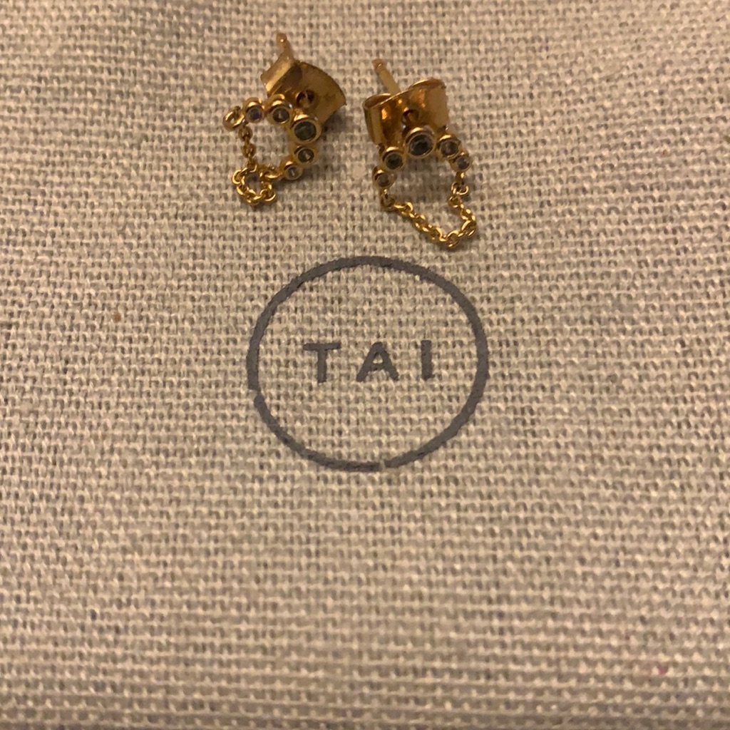 Dangle Chain Studs